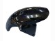 Beste Kawasaki ZX6R Motorrad Verkleidung 2003-2004 - Glanzendes Schwarz Grun Flamme