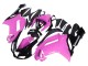 Beste Kawasaki ZX6R Motorrad Verkleidung 2007-2008 - Schwarz Rosa Ninja