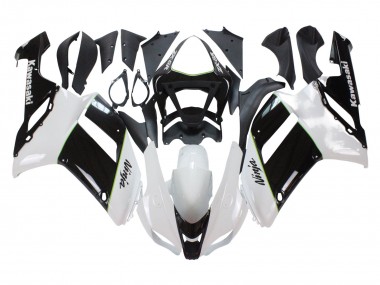 Beste Kawasaki ZX6R Motorrad Verkleidung 2007-2008 - Schwarz Weiss Ninja