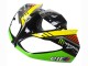 Beste Kawasaki ZX6R Motorrad Verkleidung 2009-2012 - Grun Glanzendes Schwarz Gelb Weiss Rot Elf Monster