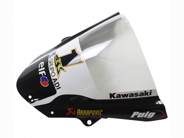 Beste Kawasaki ZX6R Motorrad Verkleidung 2009-2012 - Grun Glanzendes Schwarz Gelb Weiss Rot Elf Monster