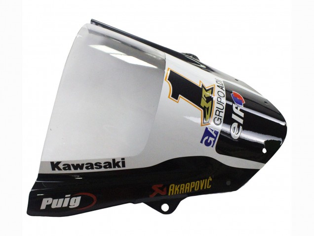 Beste Kawasaki ZX6R Motorrad Verkleidung 2009-2012 - Grun Glanzendes Schwarz Gelb Weiss Rot Elf Monster