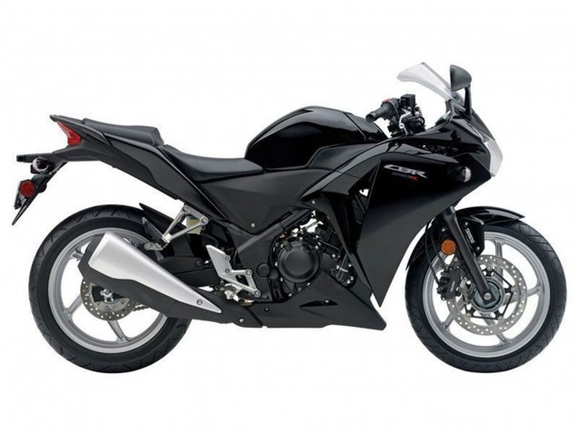 Beste Honda CBR250RR Motorrad Verkleidung 2011-2015 - Matt Schwarz
