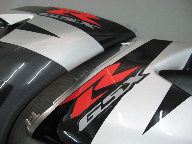 Beste Suzuki GSXR 1000 Motorrad Verkleidung 2003-2004 - Glanzendes Schwarz Weiss Grau Rot