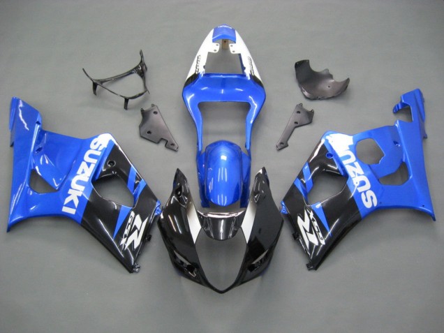Beste Suzuki GSXR 1000 Motorrad Verkleidung 2003-2004 - Blau Weiss Schwarz