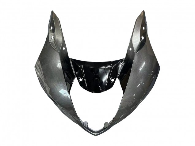 Beste Suzuki GSXR 1000 Motorrad Verkleidung 2003-2004 - Glanzendes Schwarz Silber Grau Gelb
