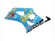Beste Suzuki GSXR 1000 Motorrad Verkleidung 2003-2004 - Hellblau Gelb Schwarz Rizla Motul