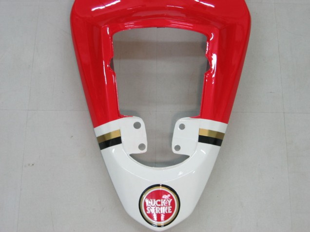Beste Suzuki GSXR 1000 Motorrad Verkleidung 2003-2004 - Weiss Rot Motul Lucky Strike