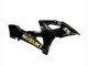 Beste Suzuki GSXR 1000 Motorrad Verkleidung 2005-2006 - Glanzendes Schwarz Gold Aufkleber
