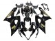 Beste Suzuki GSXR 1000 Motorrad Verkleidung 2005-2006 - Glanzendes Schwarz Gold Aufkleber