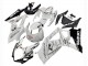 Beste Suzuki GSXR 1000 Motorrad Verkleidung 2007-2008 - Weiss Schwarz Alstare Corona Motul