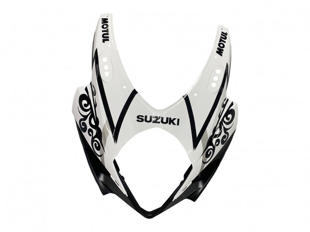 Beste Suzuki GSXR 1000 Motorrad Verkleidung 2007-2008 - Weiss Schwarz Alstare Corona Motul
