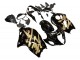 Beste Suzuki GSXR 1300 Hayabusa Motorrad Verkleidung 1996-2007 - Glanzendes Schwarz Gold Hayabusa
