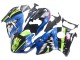 Beste Suzuki GSXR 1300 Hayabusa Motorrad Verkleidung 1996-2007 - Blau Grun Hai 46