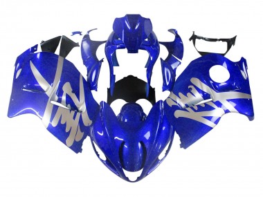Beste Suzuki GSXR 1300 Hayabusa Motorrad Verkleidung 1996-2007 - Glanzendes Blau