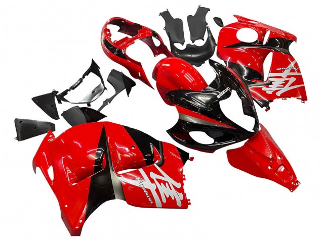 Beste Suzuki GSXR 1300 Hayabusa Motorrad Verkleidung 1996-2007 - Rot Schwarz Hayabusa