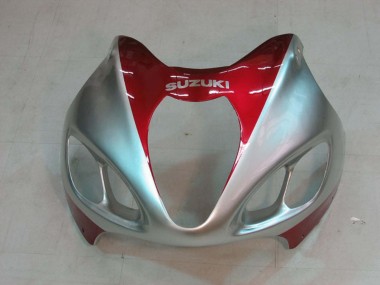 Beste Suzuki GSXR 1300 Hayabusa Motorrad Verkleidung 1996-2007 - Silber Rot Hayabusa