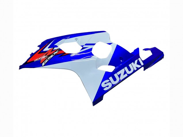 Beste Suzuki GSXR 600 / GSXR 750 Motorrad Verkleidung 2004-2005 - Weiss Blau Rot