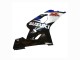 Beste Suzuki GSXR 600 / GSXR 750 Motorrad Verkleidung 2004-2005 - Blau Weiss Schwarz