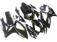 Beste Suzuki GSXR 600 / GSXR 750 Motorrad Verkleidung 2006-2007 - Glanzendes Schwarz Gold Streifen