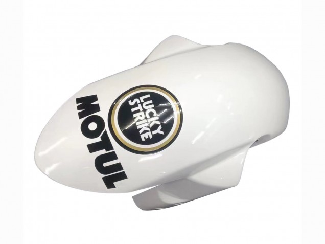Beste Suzuki GSXR 600 / GSXR 750 Motorrad Verkleidung 2006-2007 - Weiss Schwarz Lucky Strike Motul