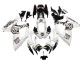Beste Suzuki GSXR 600 / GSXR 750 Motorrad Verkleidung 2006-2007 - Weiss Schwarz Lucky Strike Motul