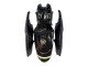 Beste Suzuki GSXR 600 / GSXR 750 Motorrad Verkleidung 2006-2007 - Glanzendes Schwarz Weiss Motul Lucky Strike