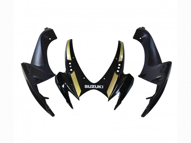Beste Suzuki GSXR 600 / GSXR 750 Motorrad Verkleidung 2006-2007 - Gold Glanzendes Schwarz Rot