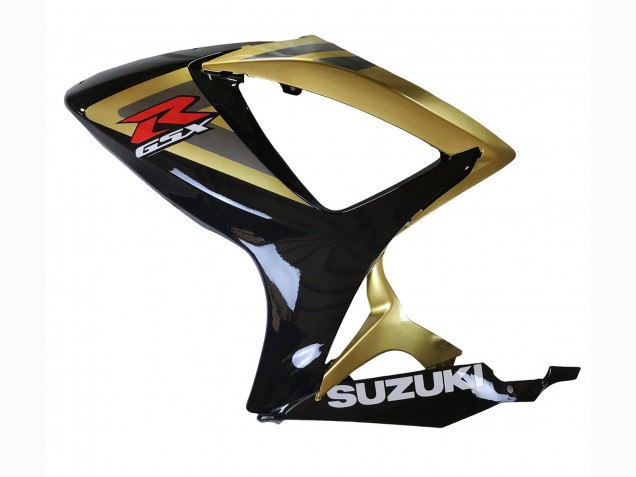 Beste Suzuki GSXR 600 / GSXR 750 Motorrad Verkleidung 2006-2007 - Gold Glanzendes Schwarz Rot