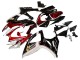 Beste Suzuki GSXR 600 / GSXR 750 Motorrad Verkleidung 2006-2007 - Rot Weiss Schwarz Gelb