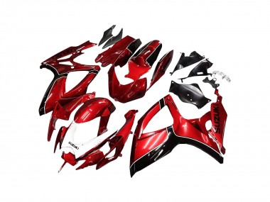 Beste Suzuki GSXR 600 / GSXR 750 Motorrad Verkleidung 2006-2007 - Rot Schwarz