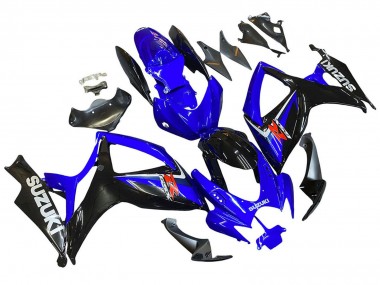 Beste Suzuki GSXR 600 / GSXR 750 Motorrad Verkleidung 2006-2007 - Blau Schwarz Rot