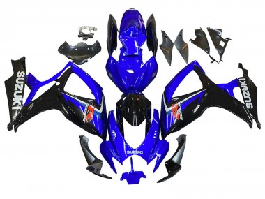 Beste Suzuki GSXR 600 / GSXR 750 Motorrad Verkleidung 2006-2007 - Blau Schwarz Rot