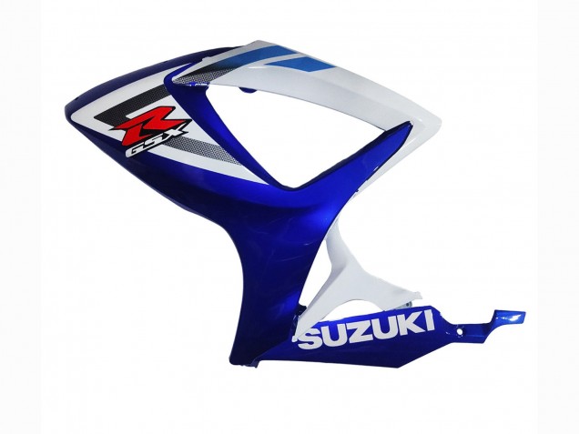 Beste Suzuki GSXR 600 / GSXR 750 Motorrad Verkleidung 2006-2007 - Weiss Blau Glanzendes Schwarz Rot