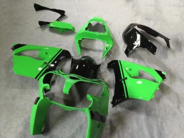 Beste Kawasaki ZX9R Motorrad Verkleidung 2002-2003 - Grun Glanzendes Schwarz