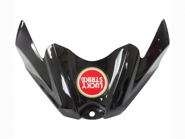 Beste Suzuki GSXR 600 / GSXR 750 Motorrad Verkleidung 2008-2010 - Glanzendes Schwarz Rot Weiss Motul Lucky Strike