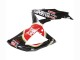 Beste Suzuki GSXR 600 / GSXR 750 Motorrad Verkleidung 2008-2010 - Glanzendes Schwarz Rot Weiss Motul Lucky Strike