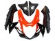 Beste Suzuki GSXR 600 / GSXR 750 Motorrad Verkleidungen Kit 2011-2024 - Rot Glanzendes Schwarz