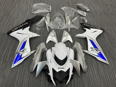 Beste Suzuki GSXR 600 / GSXR 750 Motorrad Verkleidung 2011-2024 - Weiss Silber Blau Schwarz