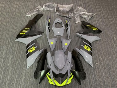 Beste Suzuki GSXR 600 / GSXR 750 Motorrad Verkleidung 2011-2024 - Nardo Grau Neon Gelb Schwarz