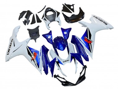 Beste Suzuki GSXR 600 / GSXR 750 Motorrad Verkleidung 2011-2024 - Weiss Blau Rot