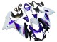 Beste Suzuki GSXR 600 / GSXR 750 Motorrad Verkleidung 2011-2024 - Blau Lila Weiss