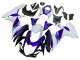 Beste Suzuki GSXR 600 / GSXR 750 Motorrad Verkleidung 2011-2024 - Blau Lila Weiss