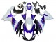 Beste Suzuki GSXR 600 / GSXR 750 Motorrad Verkleidung 2011-2024 - Blau Lila Weiss