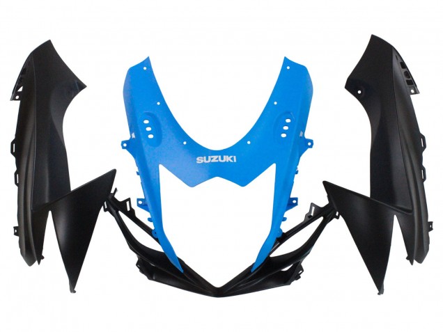Beste Suzuki GSXR 600 / GSXR 750 Motorrad Verkleidung 2011-2024 - Blau Matt Schwarz