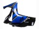 Beste Yamaha YZF R3/R25 Motorrad Verkleidung 2015-2018 - Blau Glanzendes Schwarz