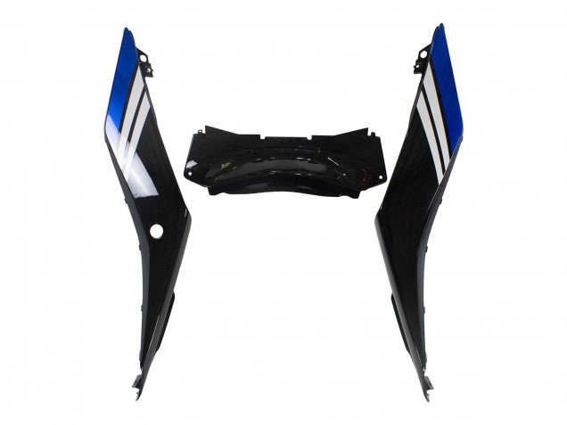 Beste Yamaha YZF R3/R25 Motorrad Verkleidung 2015-2018 - Blau Glanzendes Schwarz