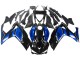 Beste Yamaha YZF R3/R25 Motorrad Verkleidung 2015-2018 - Blau Glanzendes Schwarz
