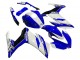 Beste Yamaha YZF R3/R25 Motorrad Verkleidung 2015-2018 - Weiss Blau Schwarz Rennen
