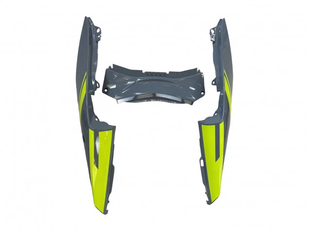 Beste Yamaha YZF R3/R25 Motorrad Verkleidung 2015-2018 - Nardo Grau Neon Gelb Schwarz